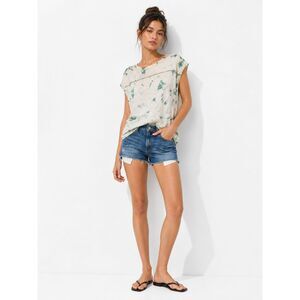 BDG Urban Outfitters NEW Tie Dye Oversized Muscle Tee Raw Edge Cotton Top S